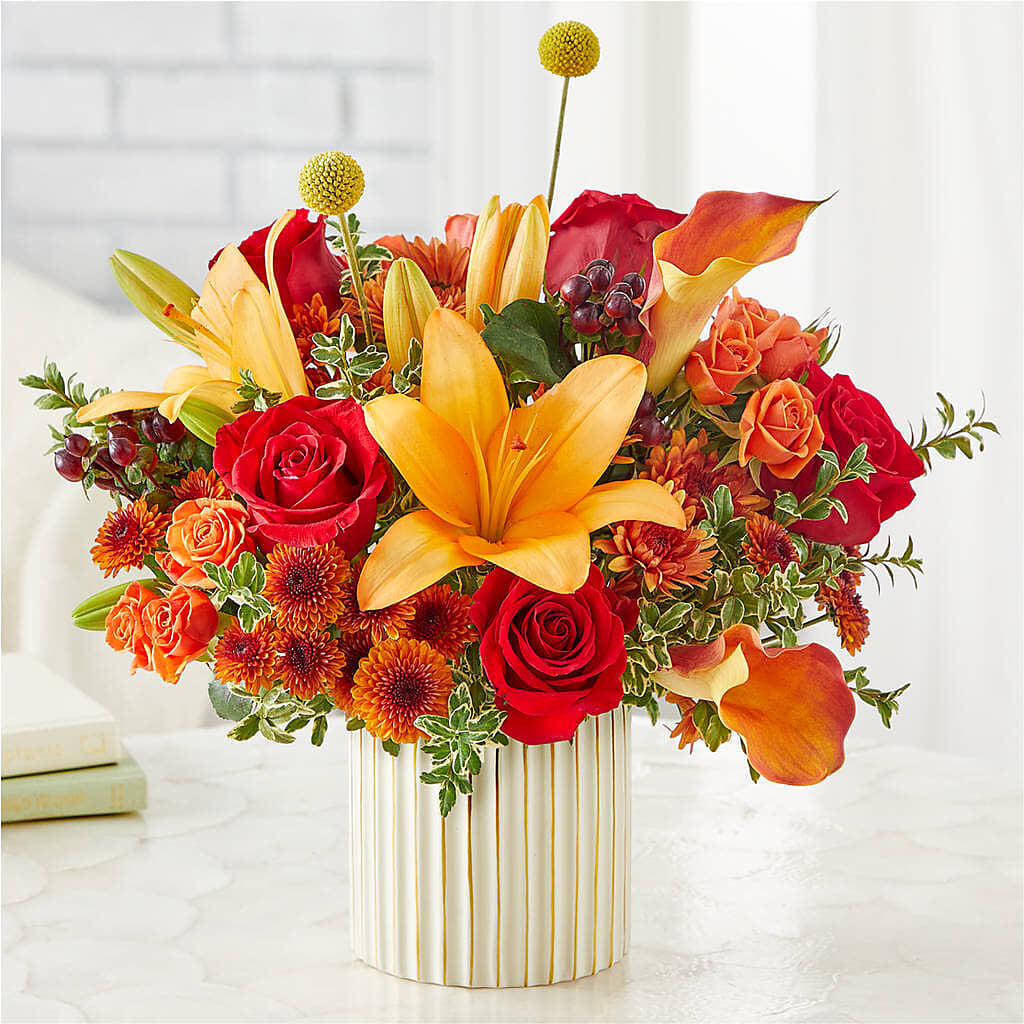 Scarlet Skies Bouquet –  Holtschlag Florist, Quincy IL