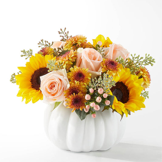 Pumpkin to Talk About Bouquet –  Holtschlag Florist, Quincy IL