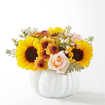 Pumpkin to Talk About Bouquet –  Holtschlag Florist, Quincy IL