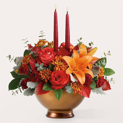 Fruits of Fall Centerpiece –  Holtschlag Florist, Quincy IL