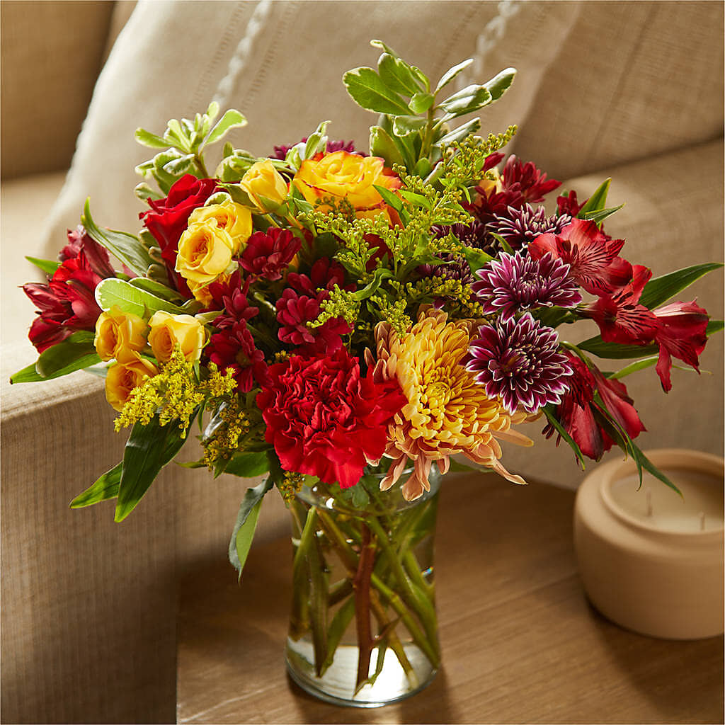 Fall Delight – A Florist Original –  Holtschlag Florist, Quincy IL