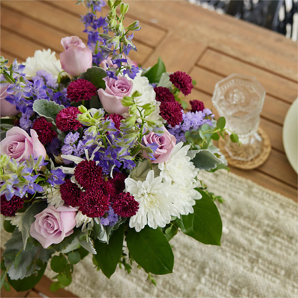 Violet Frost Bouquet –  Holtschlag Florist, Quincy IL