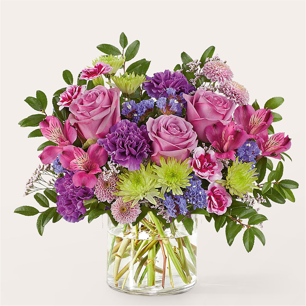 Glass Half Full Bouquet –  Holtschlag Florist, Quincy IL