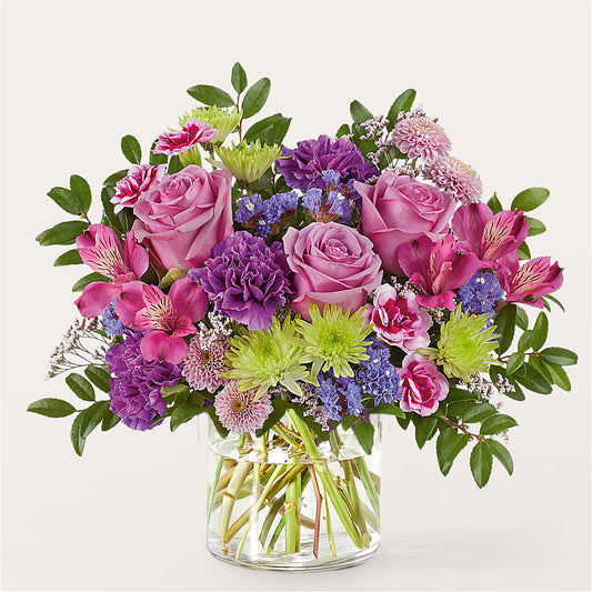 Glass Half Full Bouquet –  Holtschlag Florist, Quincy IL