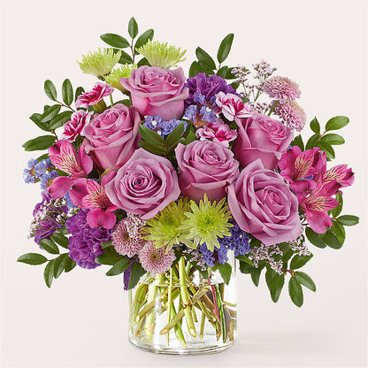 Glass Half Full Bouquet –  Holtschlag Florist, Quincy IL