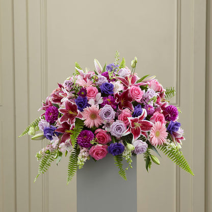 Fare Thee Well Pedestal –  Holtschlag Florist, Quincy IL
