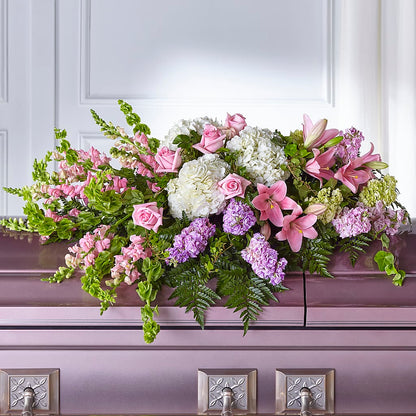 Life's Gratitude Casket Spray –  Holtschlag Florist, Quincy IL