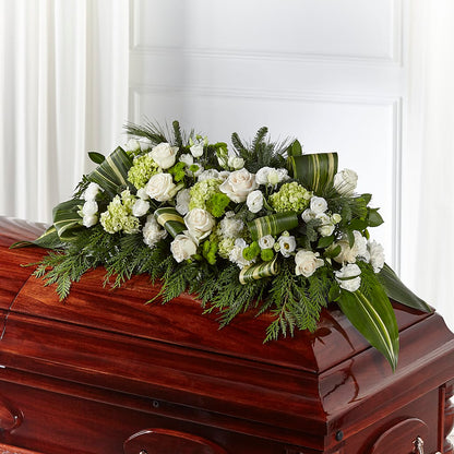 Hopeful Gesture Casket Spray –  Holtschlag Florist, Quincy IL
