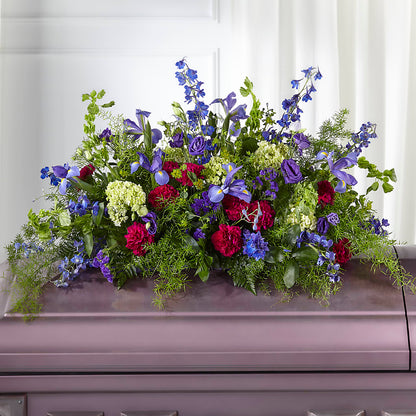 Always Treasured Casket Spray –  Holtschlag Florist, Quincy IL