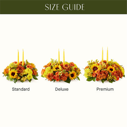 Autumn Harmony Centerpiece –  Holtschlag Florist, Quincy IL