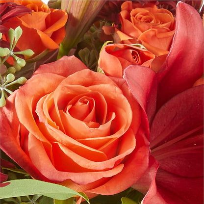 Crimson Leaves Bouquet –  Holtschlag Florist, Quincy IL