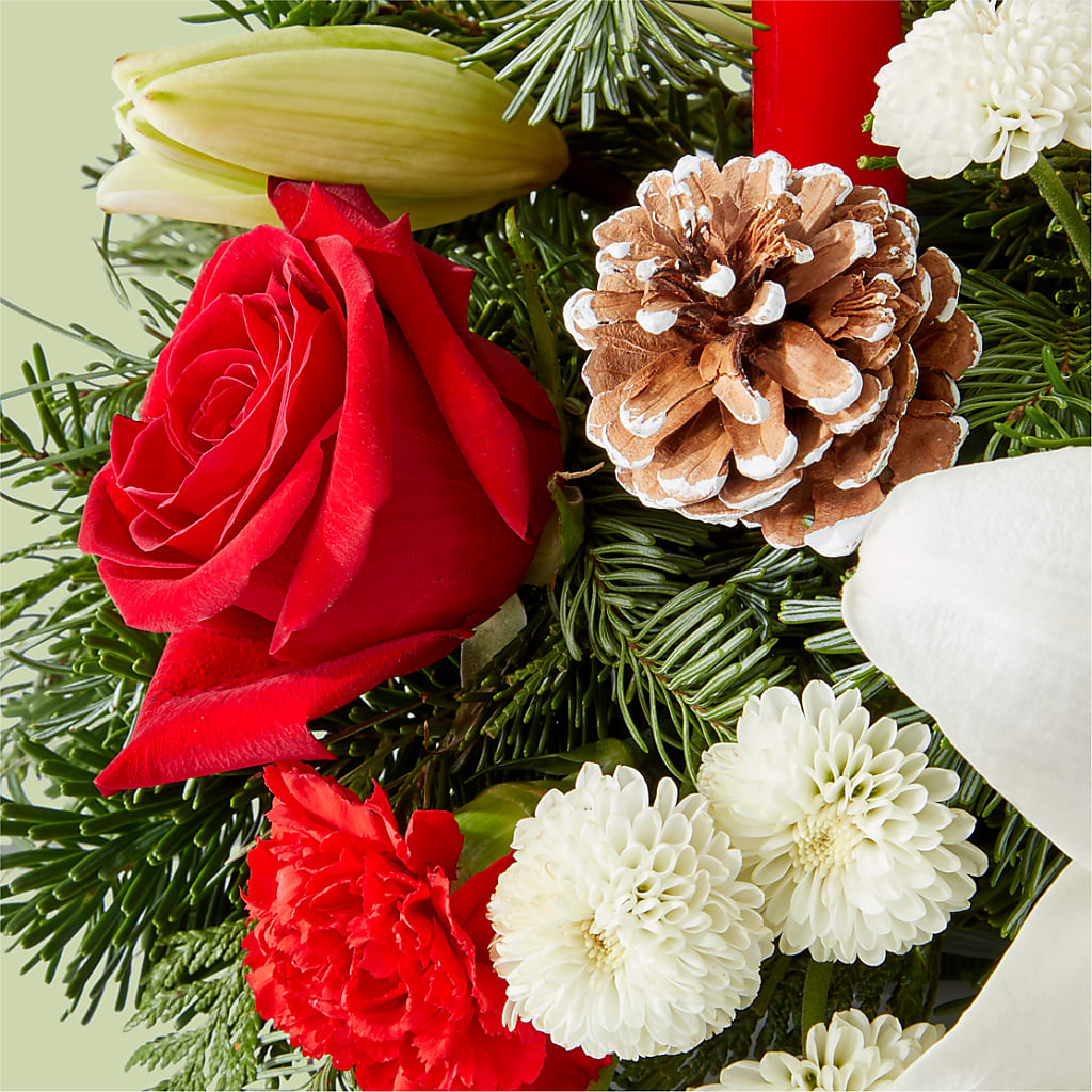 Seasonal Festivities Centerpiece –  Holtschlag Florist, Quincy IL