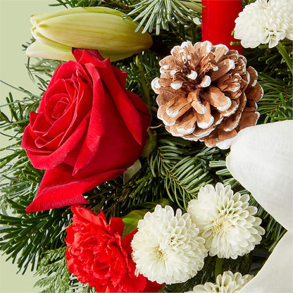 Seasonal Festivities Centerpiece –  Holtschlag Florist, Quincy IL