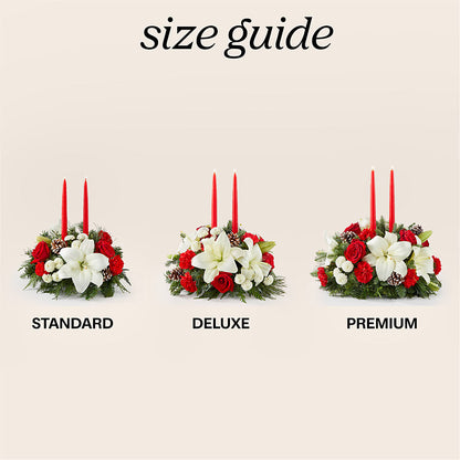 Seasonal Festivities Centerpiece –  Holtschlag Florist, Quincy IL