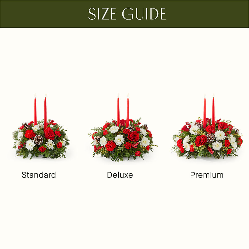 Holiday Soiree Centerpiece –  Holtschlag Florist, Quincy IL