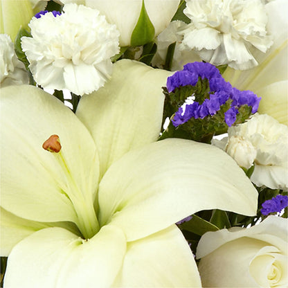 Sapphire Rush Bouquet –  Holtschlag Florist, Quincy IL