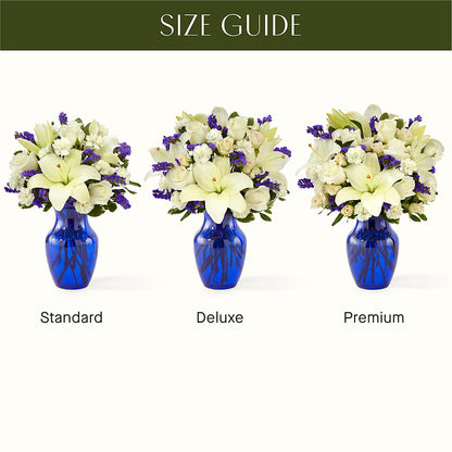 Sapphire Rush Bouquet –  Holtschlag Florist, Quincy IL