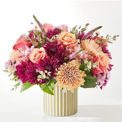 Berry Cobbler Bouquet with Ivory Vase –  Holtschlag Florist, Quincy IL