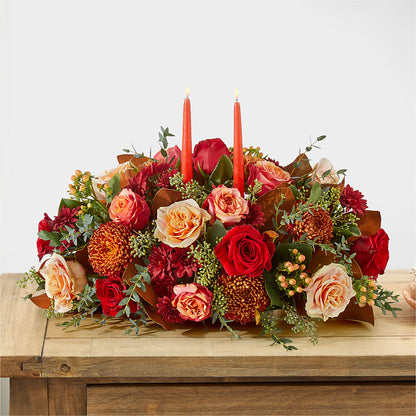 Gather Near Centerpiece –  Holtschlag Florist, Quincy IL