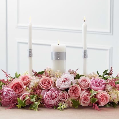 Worldwide Romance Unity Candle Arrangement –  Holtschlag Florist, Quincy IL