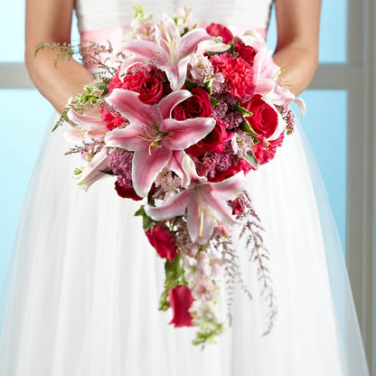 Lily & Rose Bouquet –  Holtschlag Florist, Quincy IL