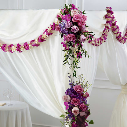 Color & Light Chuppah Decor –  Holtschlag Florist, Quincy IL