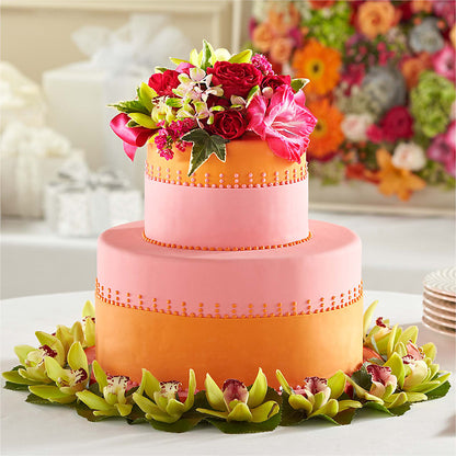 Sweet Citrus Cake Decor –  Holtschlag Florist, Quincy IL