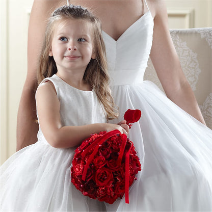 Pure at Heart Flower Girl Arrangement –  Holtschlag Florist, Quincy IL